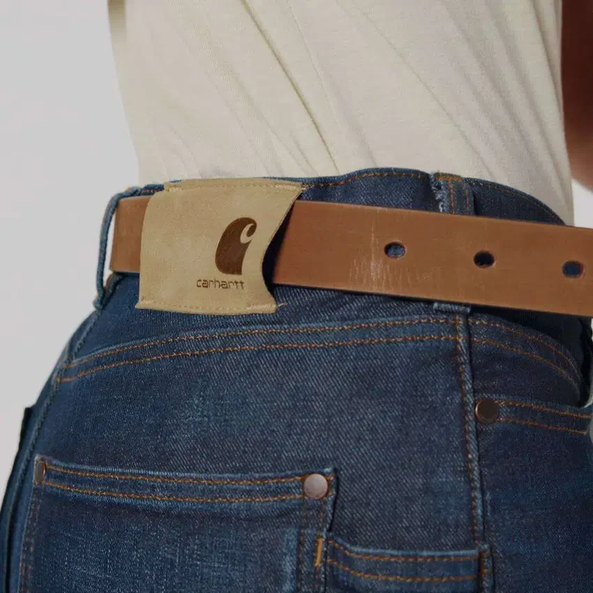 Carpenter-jeans til kvinder med mellemhøj talje og fleeceforing
