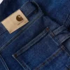 Carpenter-jeans til kvinder med mellemhøj talje og fleeceforing