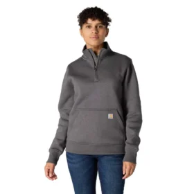 Clarksburg-sweatshirt med kvartlængde lynlås til kvinder