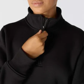 Clarksburg-sweatshirt med kvartlængde lynlås til kvinder