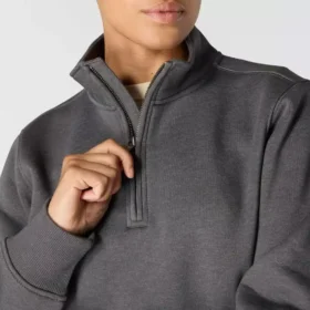 Clarksburg-sweatshirt med kvartlængde lynlås til kvinder