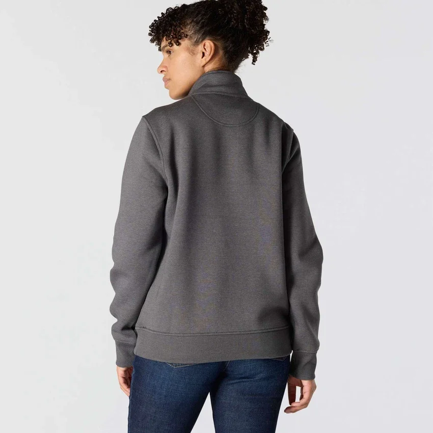 Clarksburg-sweatshirt med kvartlængde lynlås til kvinder