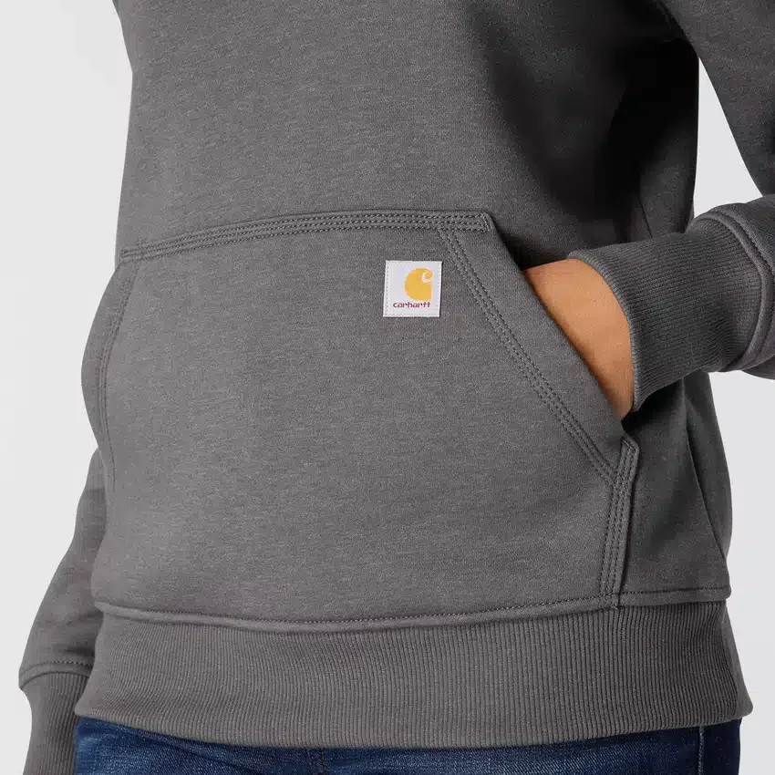Clarksburg-sweatshirt med kvartlængde lynlås til kvinder