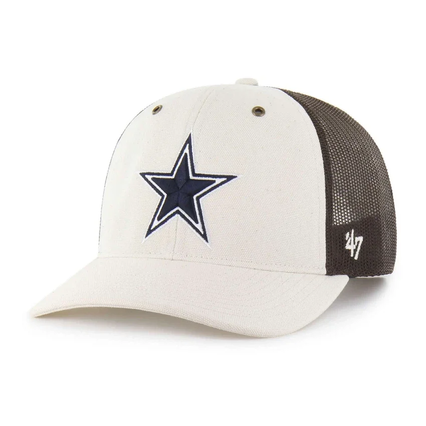 Dallas Cowboys '47 ufarvet trucker-kasket, afslappet pasform