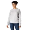 Damesweatshirt med grafisk print, afslappet pasform og rund hals