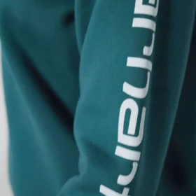 Damesweatshirt med grafisk print, afslappet pasform og rund hals
