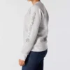 Damesweatshirt med grafisk print, afslappet pasform og rund hals
