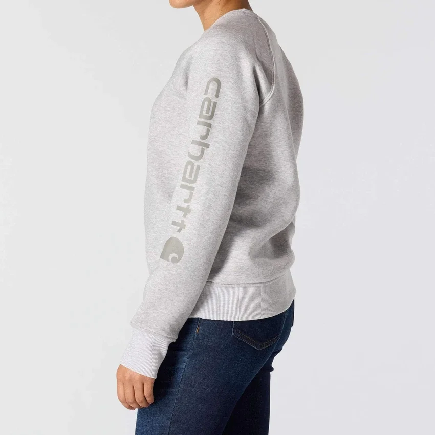 Damesweatshirt med grafisk print, afslappet pasform og rund hals