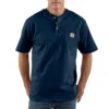 Dearborn Loose Fit Heavyweight Henley Pocket T-shirt til mænd