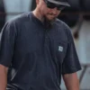 Dearborn Loose Fit Heavyweight Henley Pocket T-shirt til mænd