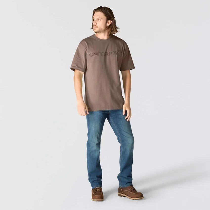 Dearborn T-shirt i løs pasform med logo til mænd
