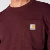 Dearborn T-shirt til mænd med løs pasform, kraftigt stof, løse ærmer og lomme