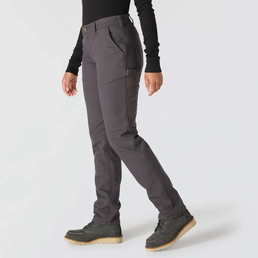 Essential Ashland-arbejdsbukser til kvinder i foret stretch-canvas