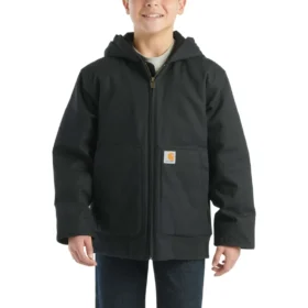 Flaneljakke med quiltfor til drenge (børn/unge)