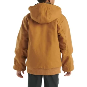 Flaneljakke med quiltfor til drenge (børn/unge)