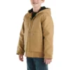 Flaneljakke med quiltfor til drenge (børn/unge)