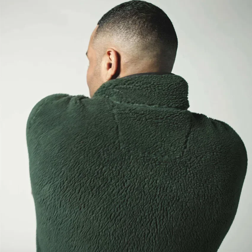 Fleece-pullover med løs pasform – Varmeklasse 2