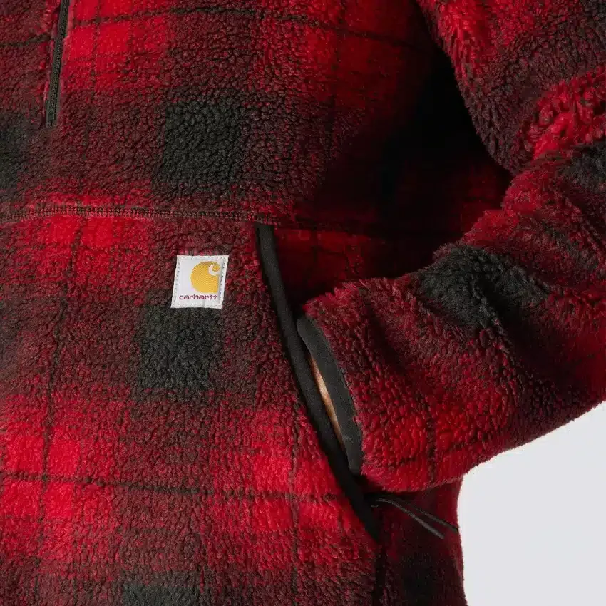 Fleece-pullover med løs pasform – Varmeklasse 2