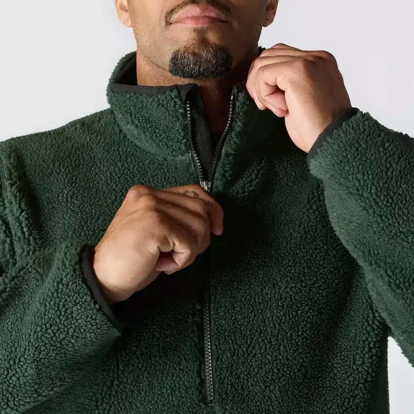Fleece-pullover med løs pasform – Varmeklasse 2