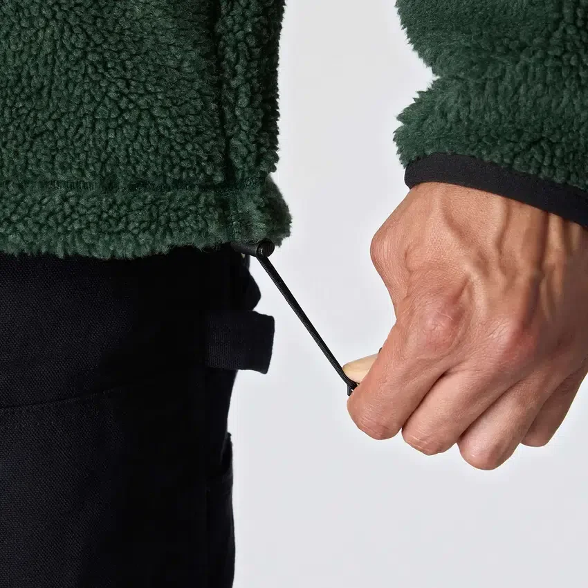 Fleece-pullover med løs pasform – Varmeklasse 2