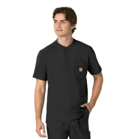 Force Cross-Flex Henley-scrubbluse til mænd