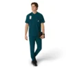 Force Cross-Flex Henley-scrubbluse til mænd