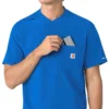 Force Cross-Flex Henley-scrubbluse til mænd