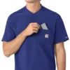 Force Cross-Flex Henley-scrubbluse til mænd