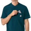 Force Cross-Flex Henley-scrubbluse til mænd