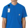 Force Cross-Flex Henley-scrubbluse til mænd