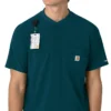 Force Cross-Flex Henley-scrubbluse til mænd