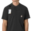 Force Cross-Flex Henley-scrubbluse til mænd