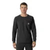 Force Cross-Flex langærmet scrub-bluse med rund hals