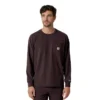 Force Cross-Flex langærmet scrub-bluse med rund hals
