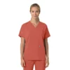 Force Cross-Flex oversize V-hals-scrubbluse til kvinder