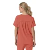Force Cross-Flex oversize V-hals-scrubbluse til kvinder