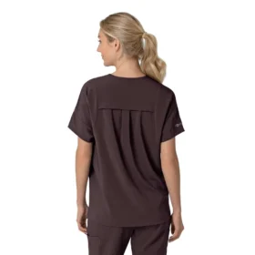 Force Cross-Flex oversize V-hals-scrubbluse til kvinder