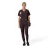 Force Cross-Flex oversize V-hals-scrubbluse til kvinder