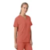 Force Cross-Flex oversize V-hals-scrubbluse til kvinder