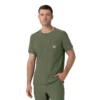 Force Cross-Flex Scrub-top med rund hals