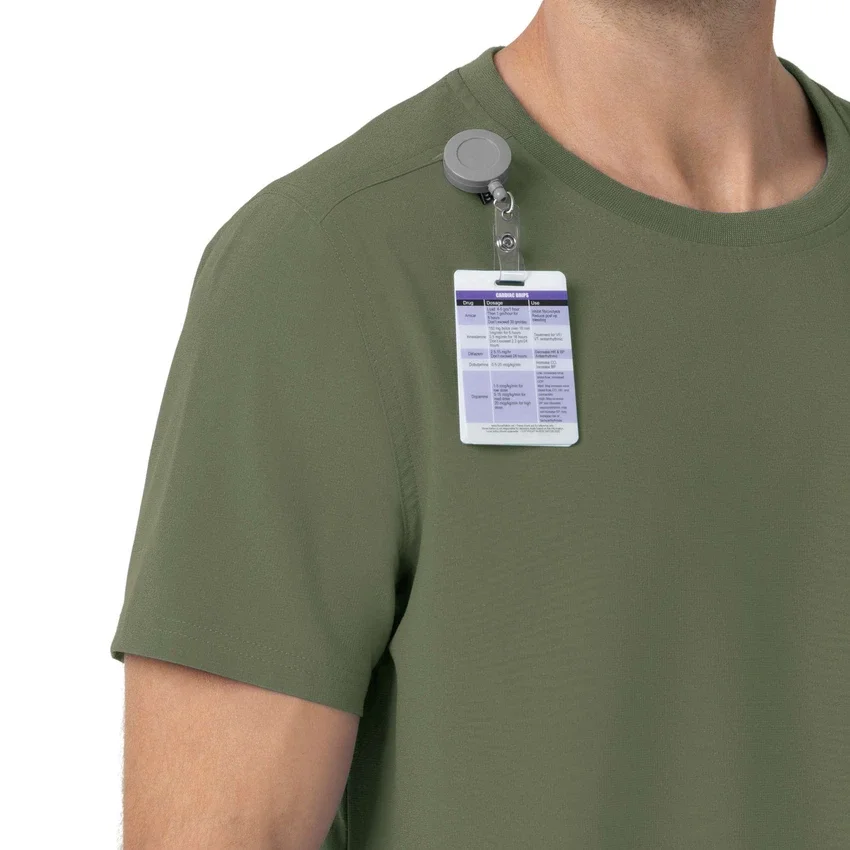 Force Cross-Flex Scrub-top med rund hals
