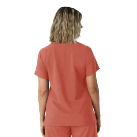 Force Cross-Flex-scrubbluse med rund hals til kvinder