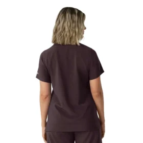 Force Cross-Flex-scrubbluse med rund hals til kvinder
