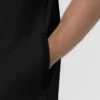 Force Cross-Flex strikket scrubs-bluse med rund hals