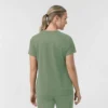 Force Cross-Flex strikket scrubs-bluse med rund hals til kvinder
