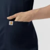 Force Cross-Flex strikket scrubs-bluse med rund hals til kvinder
