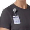 Force Cross-Flex strikket scrubs-bluse med rund hals til kvinder