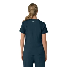 Force Cross-Flex V-hals-scrubbluse til kvinder med flexpaneler