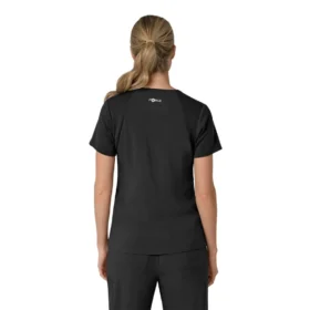 Force Cross-Flex V-hals-scrubbluse til kvinder med flexpaneler