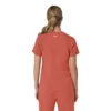 Force Cross-Flex V-hals-scrubbluse til kvinder med flexpaneler